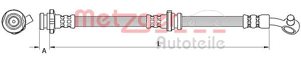 METZGER 4111547 Bremsschlauch