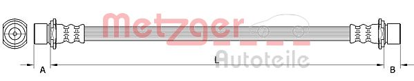 METZGER 4111560 Bremsschlauch