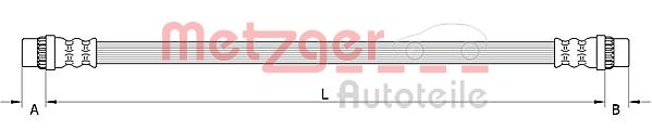 METZGER 4111586 Bremsschlauch