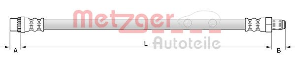 METZGER 4111587 GREENPARTS Bremsschlauch