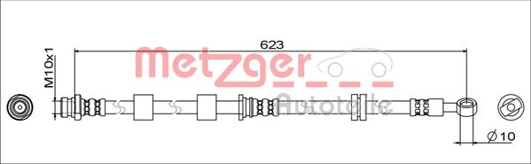 METZGER 4111742 GREENPARTS Bremsschlauch
