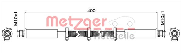 METZGER 4111748 Bremsschlauch
