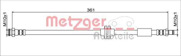 METZGER 4111779 Bremsschlauch