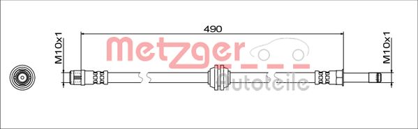 METZGER 4111781 GREENPARTS Bremsschlauch