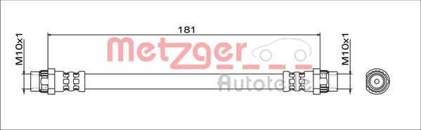 METZGER 4111797 GREENPARTS Bremsschlauch