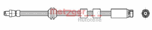 METZGER 4111995 Bremsschlauch