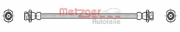 METZGER 4111999 Bremsschlauch