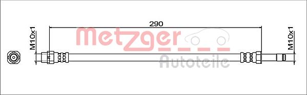 METZGER 4112057 GREENPARTS Bremsschlauch