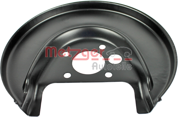 METZGER 6115001 terelőlemez, féktárcsa Hátsó tengely bal AUDI SEAT SKODA VW