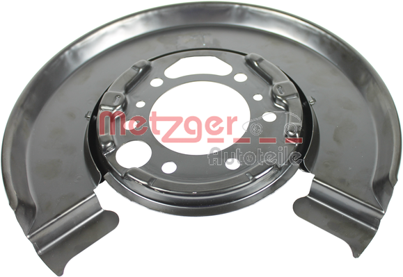 METZGER 6115007 terelőlemez, féktárcsa Hátsó tengely bal MERCEDES-BENZ VW