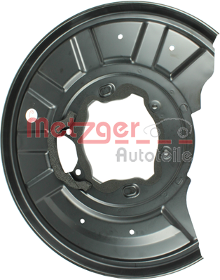 METZGER 6115012 terelőlemez, féktárcsa Hátsó tengely jobb MERCEDES-BENZ
