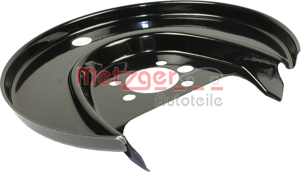 METZGER 6115055 terelőlemez, féktárcsa Hátsó tengely bal AUDI SEAT SKODA VW
