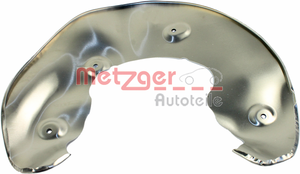 METZGER 6115093 terelőlemez, féktárcsa Első tengely bal AUDI