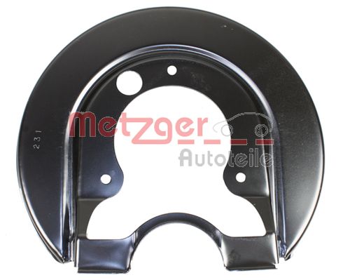 METZGER 6115206 Spritzblech, Bremsscheibe