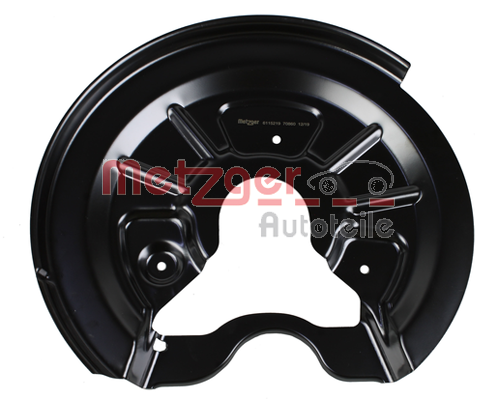 METZGER 6115219 terelőlemez, féktárcsa Hátsó tengely bal AUDI SEAT SKODA VW