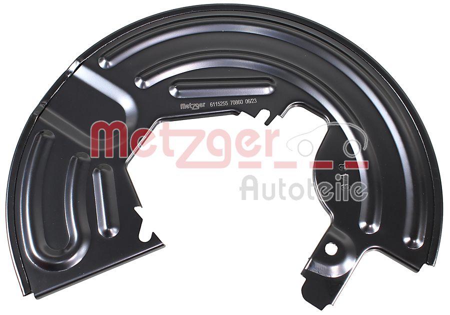METZGER 6115255 Spritzblech, Bremsscheibe