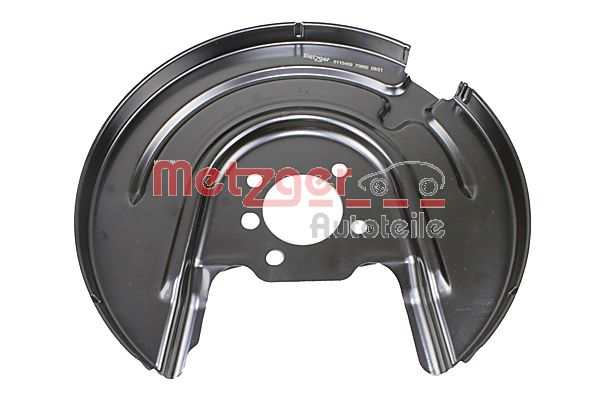 METZGER 6115469 terelőlemez, féktárcsa Hátsó tengely bal AUDI SEAT SKODA VW