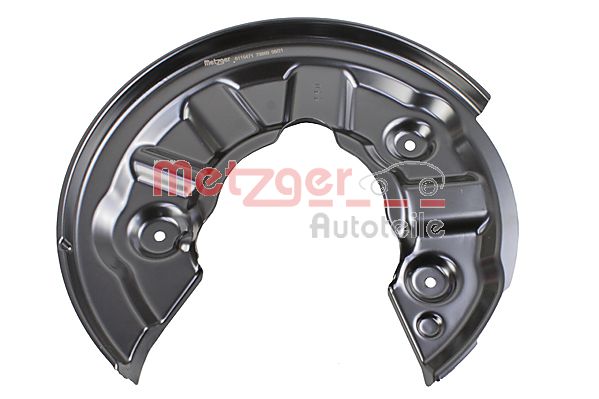 METZGER 6115471 terelőlemez, féktárcsa Hátsó tengely bal AUDI SEAT SKODA VW