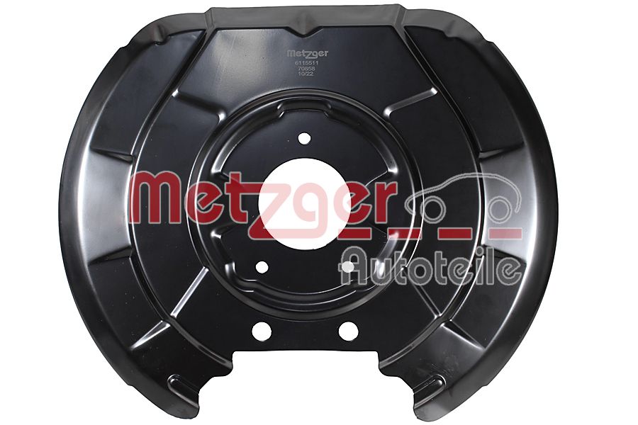 METZGER 6115511 Spritzblech, Bremsscheibe