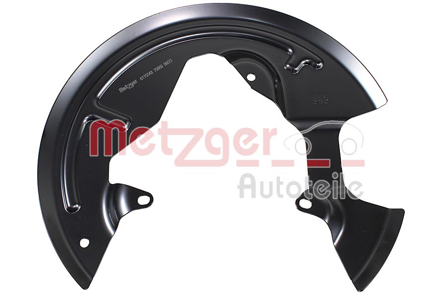 METZGER 6115548 Spritzblech, Bremsscheibe