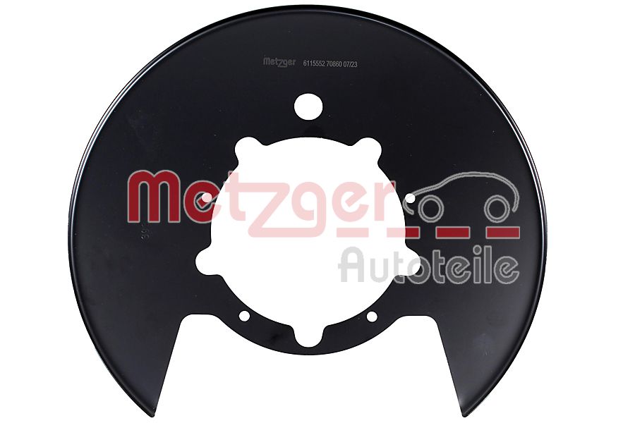 METZGER 6115552 GREENPARTS Spritzblech, Bremsscheibe