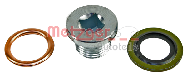 METZGER 8030049 Zárócsavar, olajteknő CITROËN DACIA OPEL PEUGEOT RENAULT