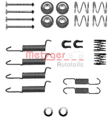 METZGER 105-0016 Zubehörsatz, Feststellbremsbacken