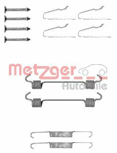 METZGER 105-0808 Zubehörsatz, Feststellbremsbacken