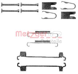 METZGER 105-0875 GREENPARTS Zubehörsatz, Feststellbremsbacken