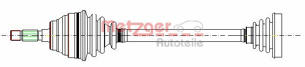 METZGER 655-052 CIFAM Antriebswelle