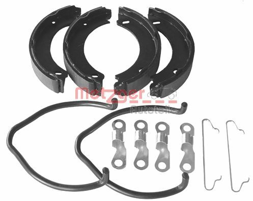 METZGER KR 628 Bremsbackensatz, Feststellbremse