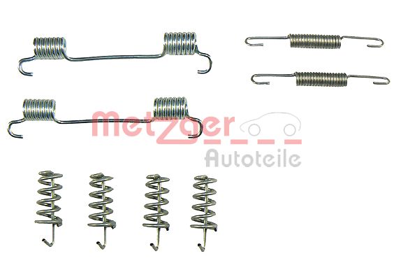 METZGER KR 989 Bremsbackensatz, Feststellbremse