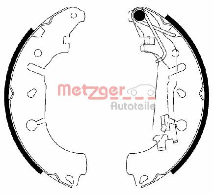 METZGER MG 201 Bremsbackensatz