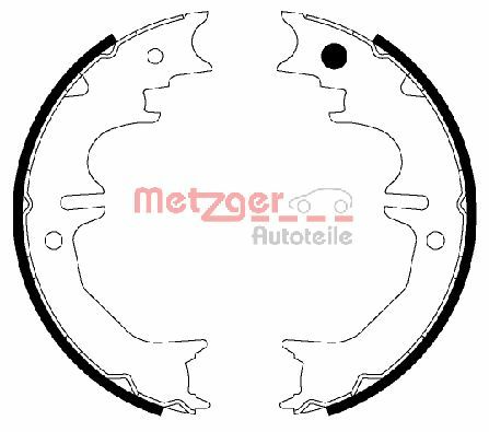 METZGER MG 207 Bremsbackensatz, Feststellbremse