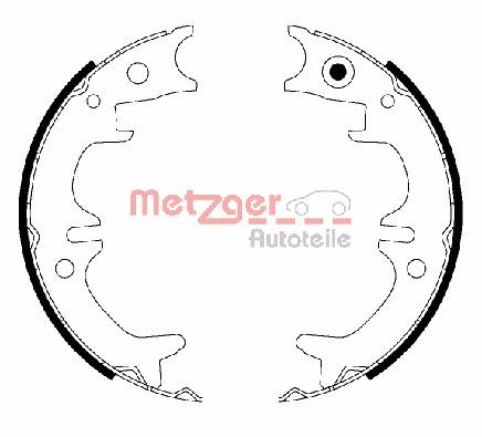 METZGER MG 220 Bremsbackensatz, Feststellbremse