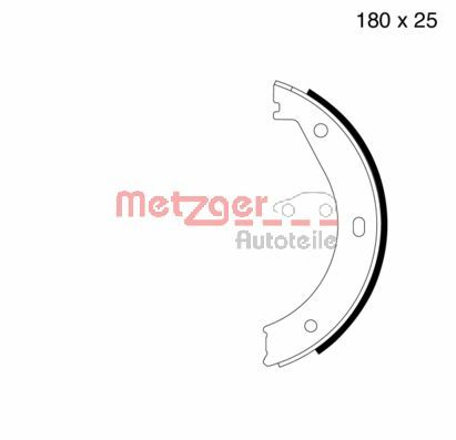 METZGER MG 423 Bremsbackensatz, Feststellbremse