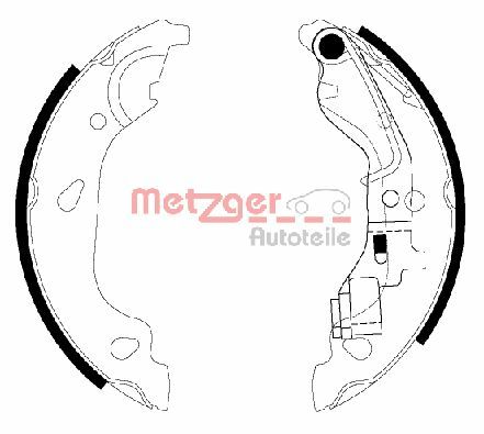 METZGER MG 738 Bremsbackensatz