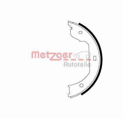 METZGER MG 960 Bremsbackensatz, Feststellbremse