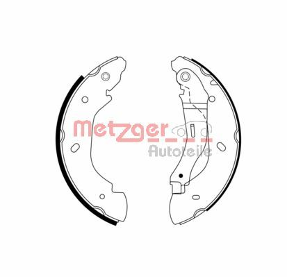METZGER MG 966 Bremsbackensatz