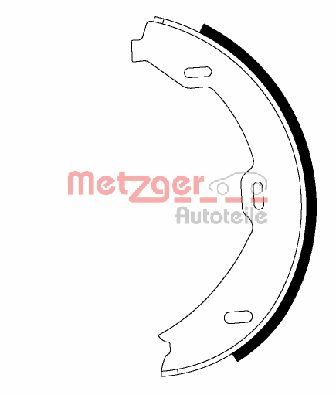 METZGER MG 978 Bremsbackensatz, Feststellbremse