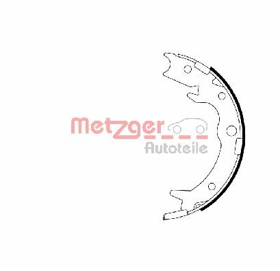 METZGER MG 991 Bremsbackensatz, Feststellbremse