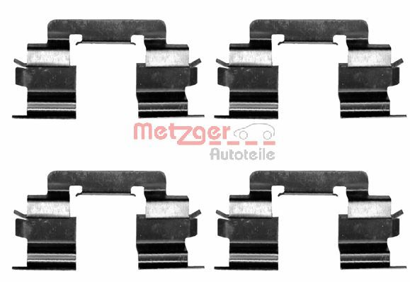 METZGER 109-1216 Zubehörsatz, Scheibenbremsbelag