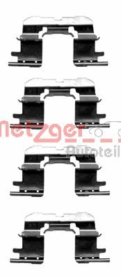 METZGER 109-1227 Zubehörsatz, Scheibenbremsbelag