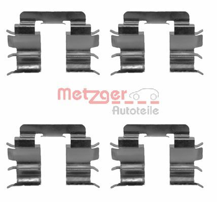 METZGER 109-1272 Zubehörsatz, Scheibenbremsbelag