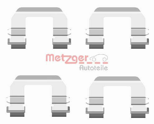 METZGER 109-1693 Zubehörsatz, Scheibenbremsbelag