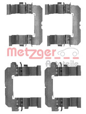 METZGER 109-1756 Zubehörsatz, Scheibenbremsbelag