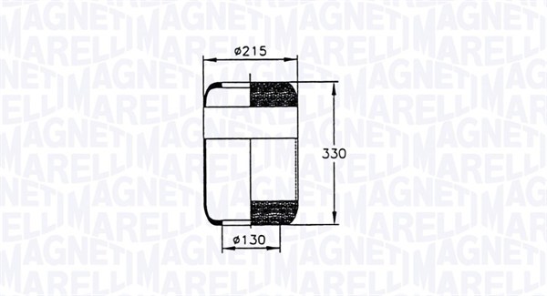 MAGNETI MARELLI 030607020040 Soffietto, Sospensione pneumatica-Soffietto, Sospensione pneumatica-Ricambi Euro