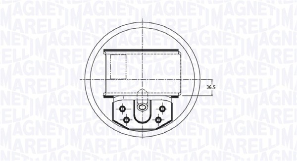 MAGNETI MARELLI 030607020167 Soffietto, Sospensione pneumatica