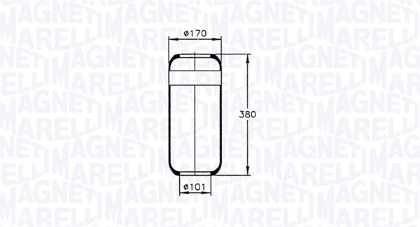 MAGNETI MARELLI 030607020054 Soffietto, Sospensione pneumatica-Soffietto, Sospensione pneumatica-Ricambi Euro