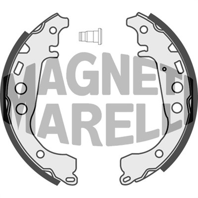 MAGNETI MARELLI 360219192196 Ganascia freno-Ganascia freno-Ricambi Euro